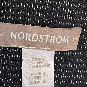 Nordstrom Black and White Textured Fabric